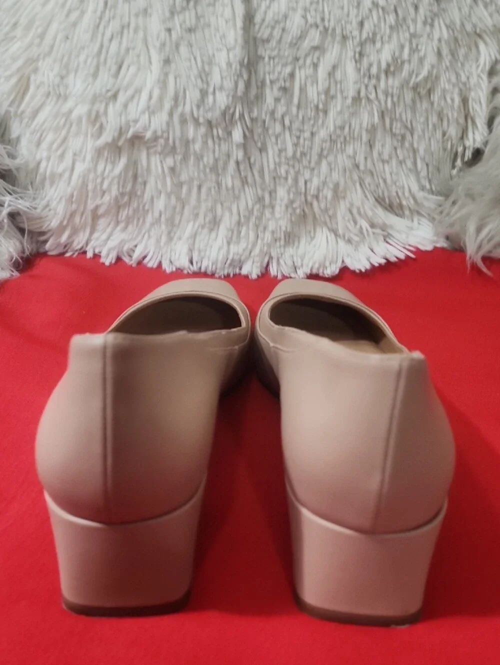 Naturalazer Women's Huntley Square Toe Block Blush Nude